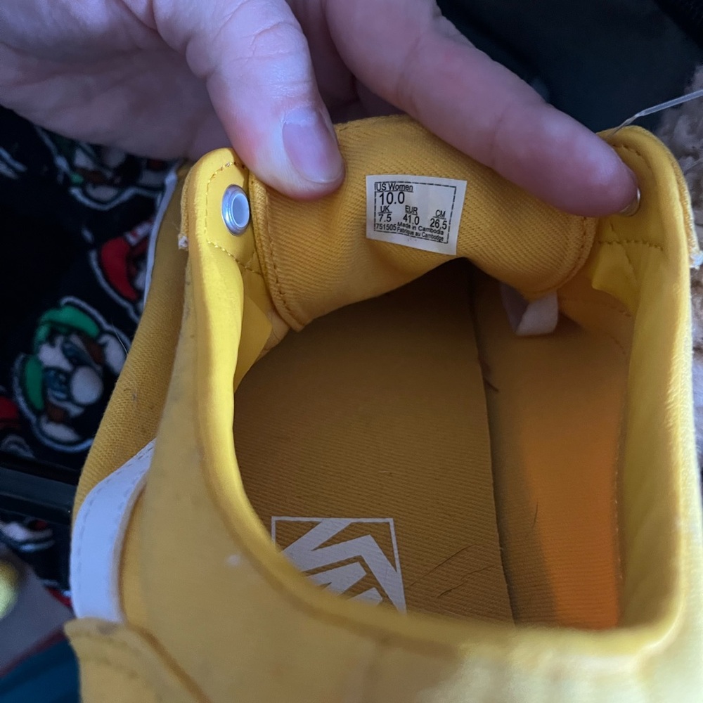 Vans Women’s Yellow Sneakers
